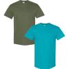 (1) Military Green + (1) Tropical Blue