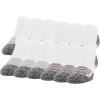 White/Grey/Merlot (12-pairs)
