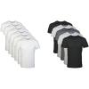 imageGildan Mens Crew TShirts Multipack Style G1100White 6pack  Assorted BlackGrey 5pack