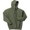 imageGildan Mens Heavy Blend Fleece Hooded Sweatshirt G18500 XXLarge Military Green