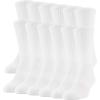 imageGildan Mens Performance Crew Socks 12 PairsWhite