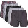 imageGildan Mens Underwear Boxers MultipackGreyRed Assorted 5pack