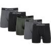 Blk/Heather Dark Grey/Green Midnight (5-pack  Regular Leg)