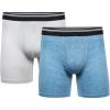 Grey Violet Htr/Blue Sapphire (Boxer Brief)