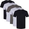 imageGildan Platinum Mens Crew TShirtsAssorted BlackGrey 4pack