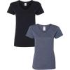 (1) Black + (1) Heather Navy