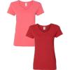 (1) Coral Silk + (1) Red