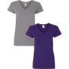 (1) Graphite Heather + (1) Purple