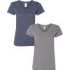 (1) Heather Navy + (1) Graphite Heather