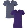 (1) Heather Navy + (1) Purple