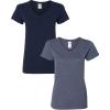 (1) Navy + (1) Heather Navy