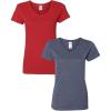 (1) Red + (1) Heather Navy