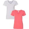 (1) White + (1) Coral Silk