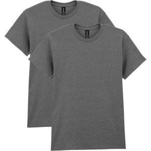 imageGildan Adult Heavy Cotton TShirt Style G5000 MultipackGraphite Heather 2pack