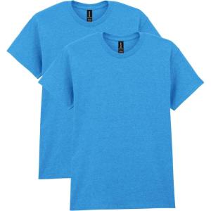 imageGildan Adult Heavy Cotton TShirt Style G5000 MultipackHeather Sapphire 2pack