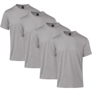 imageGildan Adult Softstyle CVC Short Sleeve TShirt Style G67000G64000CVC MultipackCement 4pack