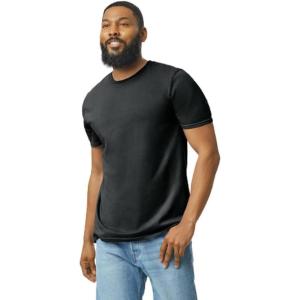imageGildan Adult Softstyle Cotton TShirt Style G64000 MultipackBlack  Case of 72