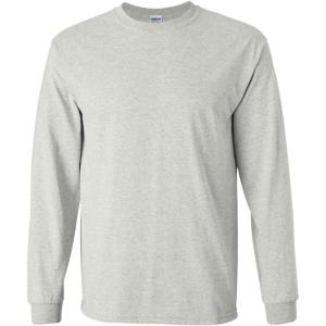 imageGildan Adult Softstyle Crewneck Sweatshirt Style GSF0001 Ash Grey  1 Red