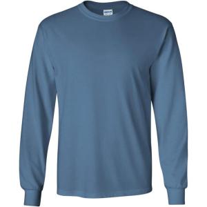imageGildan Adult Softstyle Crewneck Sweatshirt Style GSF0001 Indigo Blue  1 Red