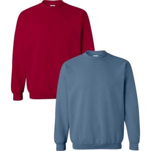 imageGildan Adult Softstyle Crewneck Sweatshirt Style GSF000Cardinalindigo