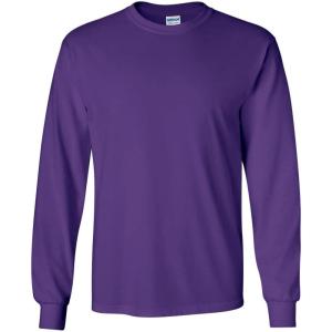 imageGildan Adult Softstyle Crewneck Sweatshirt Style GSF000CharcoalPurple