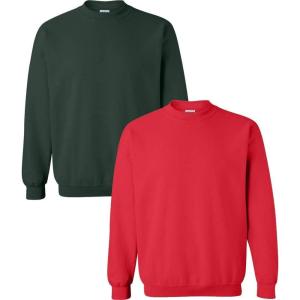 imageGildan Adult Softstyle Crewneck Sweatshirt Style GSF000Forestred