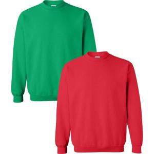 imageGildan Adult Softstyle Crewneck Sweatshirt Style GSF000Irishred