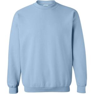imageGildan Adult Softstyle Crewneck Sweatshirt Style GSF000Light Blue