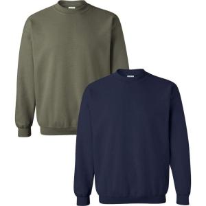 imageGildan Adult Softstyle Crewneck Sweatshirt Style GSF000Militarynavy
