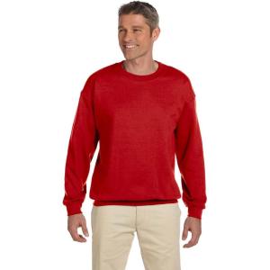 imageGildan Adult Softstyle Crewneck Sweatshirt Style GSF000Red