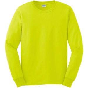 imageGildan Adult Softstyle Crewneck Sweatshirt Style GSF000Safety Green