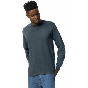 imageGildan Adult Ultra Cotton Long Sleeve TShirt Style G2400 MultipackDark Heather 72pack