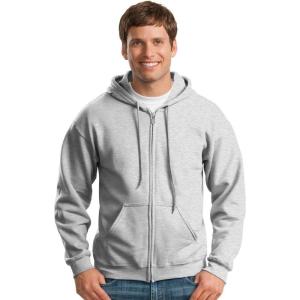 imageGildan Fleece Zip Hoodie Sweatshirt Style G18600 MultipackAsh