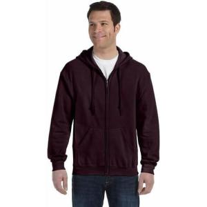 imageGildan Fleece Zip Hoodie Sweatshirt Style G18600 MultipackDark Chocolate 1pack