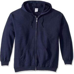 imageGildan Fleece Zip Hoodie Sweatshirt Style G18600 MultipackNavy