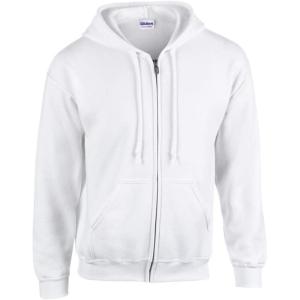imageGildan Fleece Zip Hoodie Sweatshirt Style G18600 MultipackWhite