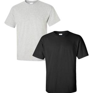 imageGildan Hammer Adult TShirt 2Pack Style GH0001 Ash  1 Black