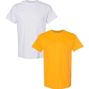 imageGildan Hammer Adult TShirt 2Pack Style GH0001 Ash  1 Gold