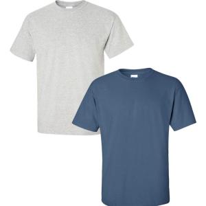 imageGildan Hammer Adult TShirt 2Pack Style GH0001 Ash  1 Indigo Blue