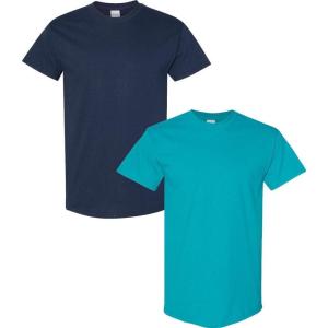imageGildan Hammer Adult TShirt 2Pack Style GH0001 Navy  1 Tropical Blue