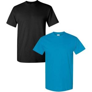 imageGildan Hammer Adult TShirt 2Pack Style GH000Blacksapphire