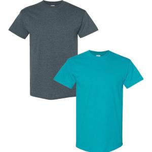 imageGildan Hammer Adult TShirt 2Pack Style GH000Dark Heathertropical