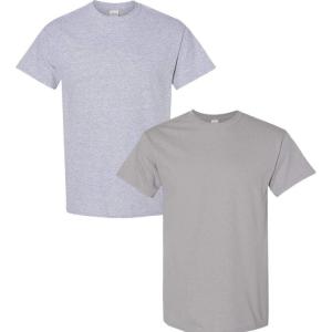 imageGildan Hammer Adult TShirt 2Pack Style GH000Gravelsport Grey