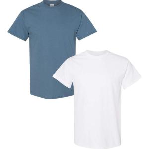 imageGildan Hammer Adult TShirt 2Pack Style GH000Indigowhite