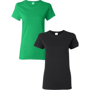 imageGildan Hammer Adult TShirt 2Pack Style GH000Irishgreenblack