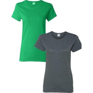 imageGildan Hammer Adult TShirt 2Pack Style GH000Irishgreendarkheather