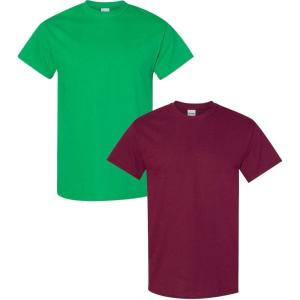 imageGildan Hammer Adult TShirt 2Pack Style GH000Irishmaroon