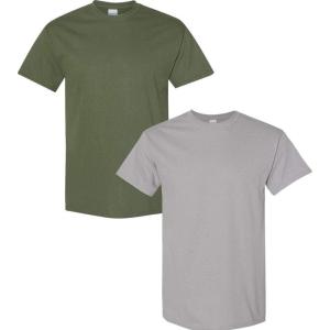 imageGildan Hammer Adult TShirt 2Pack Style GH000Militarygravel