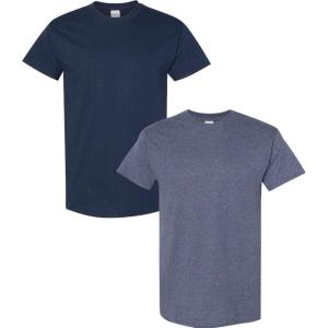 imageGildan Hammer Adult TShirt 2Pack Style GH000Navyheather Navy