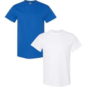 imageGildan Hammer Adult TShirt 2Pack Style GH000Royalwhite